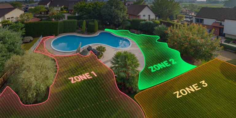 Robot Koszący mapowanie stref